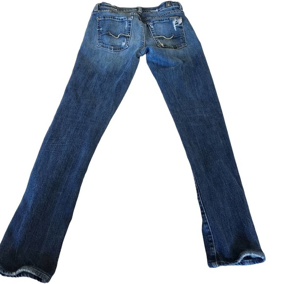 7 for Mankind‎ Roxana Distressed Jeans Size 25 - Picture 3 of 10
